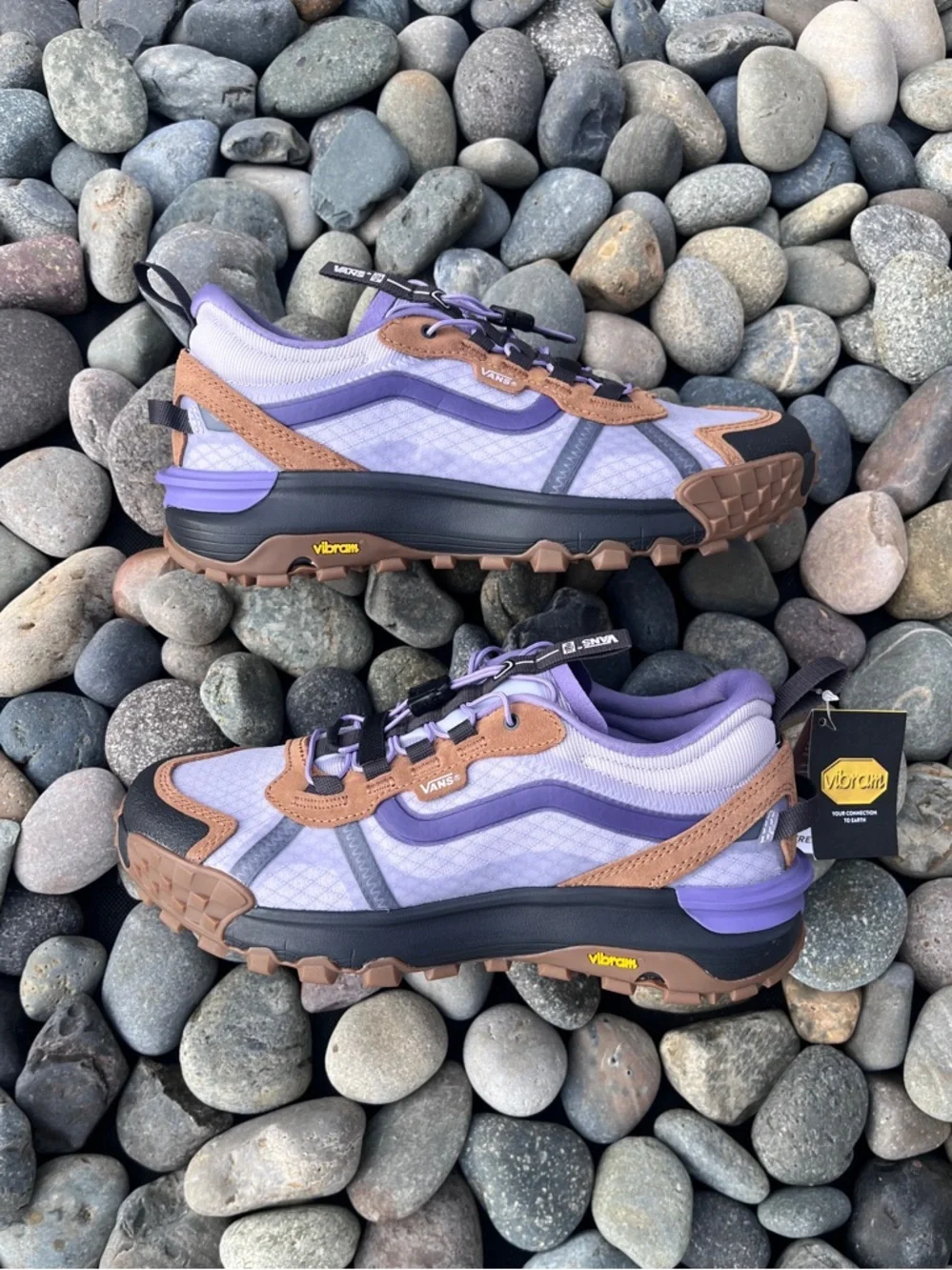 🥾VANS🥾 Vans MTE Crosspath XC Shoes Trail Sneakers Size 9.5 Purple Brown - Picture 3 of 8